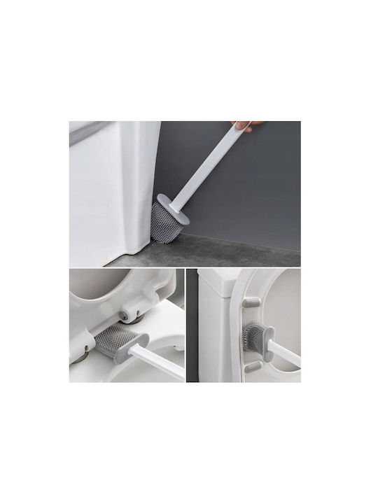 Ruhhy Kunststoff Badezimmer Toilettenbürste Weiß