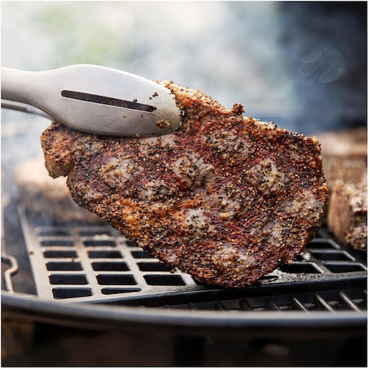 Weber Master-Touch E-5775 Rostfreier Stahl Holzkohlegrill mit Deckel 109cmx84cm