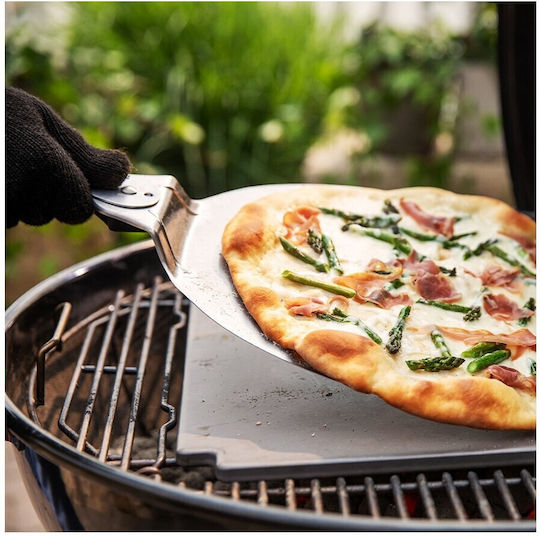 Weber Master-Touch E-5775 Rostfreier Stahl Holzkohlegrill mit Deckel 109cmx84cm