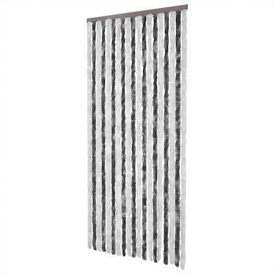 vidaXL Fabric Door Curtain Gray 100x230cm 377370