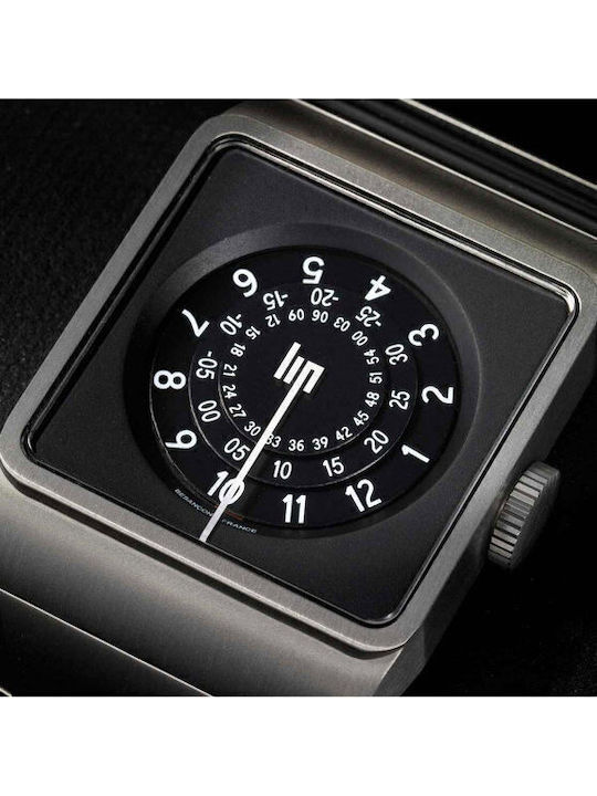 Lip Watches Men's Watch Automatic with Gray Metal Bracelet