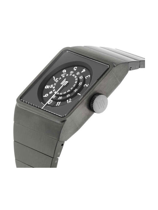 Lip Watches Men's Watch Automatic with Gray Metal Bracelet