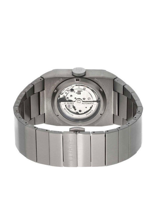 Lip Watches Men's Watch Automatic with Gray Metal Bracelet