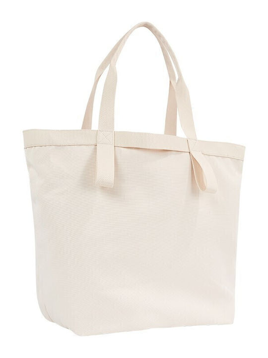 Tommy Hilfiger Stoff Strandtasche Beige