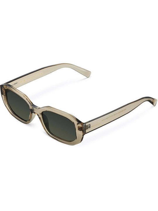 Meller Kessie Sunglasses with Beige Plastic Frame and Green Polarized Lens KES3-GREIGEOLI