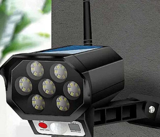 Solar Dummy Surveillance Bullet Camera Black