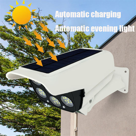 Solar Dummy Surveillance Bullet Camera Black