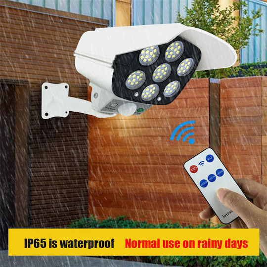 Solar Dummy Surveillance Bullet Camera Black