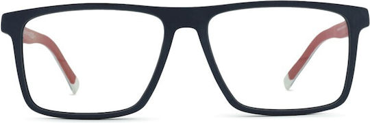 Tommy Hilfiger Plastic Eyeglass Frame with Clip On Blue TH2086/CS FLL/15