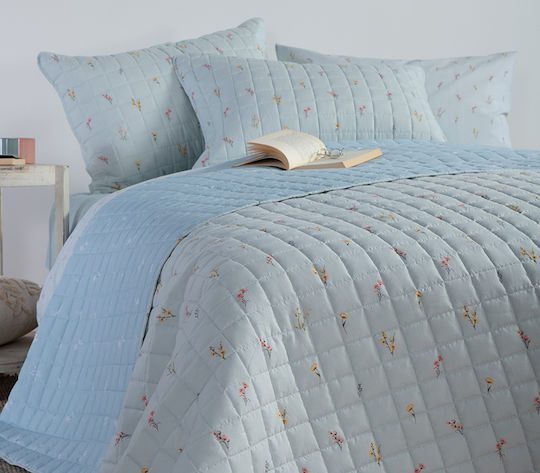 Nef-Nef Homeware Sierra Cuvertură Semi-dublu Microfibra Aqua 180x240cm