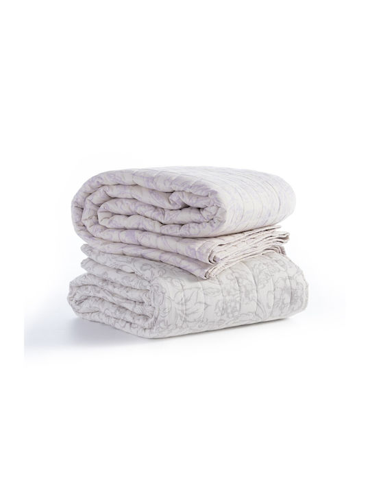 Nef-Nef Homeware Garnet Coverlet Semi-double Microfiber Grey 180x240cm