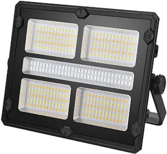 Ηλιακός Προβολέας LED Ψυχρό Λευκό 6400K με Φωτοκύτταρο