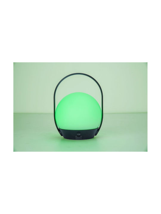 Lutec Outdoor Floor Lamp for Exterior Space 2.5W with Warm White Light IP54 Black