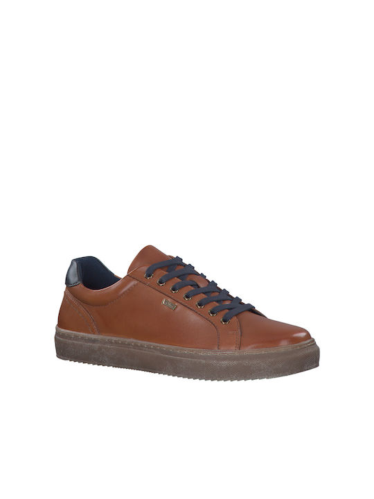 S Oliver Cognac Herren Anatomische Ledersneaker Tan 5-13605-41 3a5