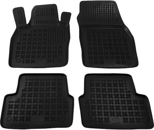 Rezaw Plast Set of Front and Rear Mats 5pcs for Seat Arona 2017+ Black