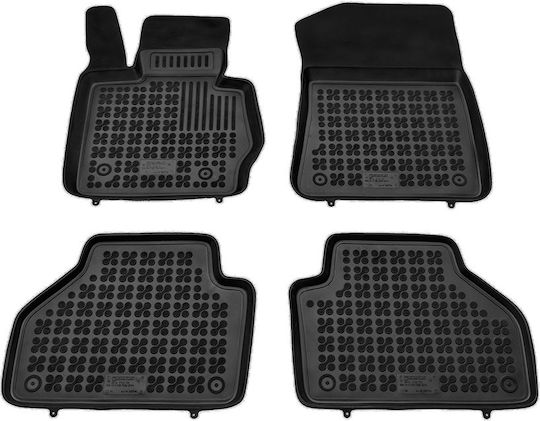 Rezaw Plast Set of Front and Rear Mats 5pcs for BMW X3 2010 2017 Black