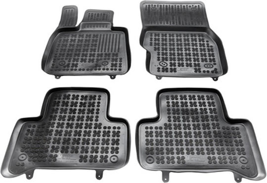 Rezaw Plast Set of Front and Rear Mats 5pcs for Alfa Romeo Stelvio 2016+ Black