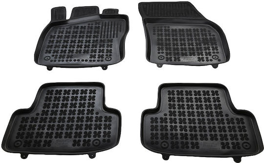 Rezaw Plast Set of Front and Rear Mats 5pcs for Seat Ateca Black
