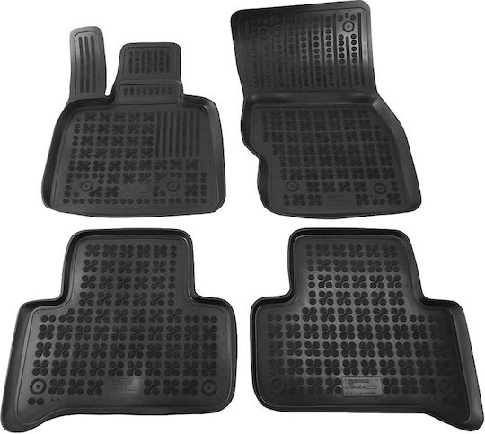Rezaw Plast Set of Front and Rear Mats 5pcs for Alfa Romeo Stelvio 2016+ Black