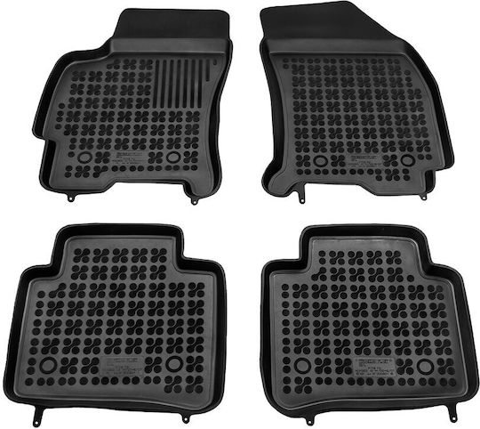 Rezaw Plast Set of Front and Rear Mats 5pcs for Ford Mondeo 2000 2007 Black