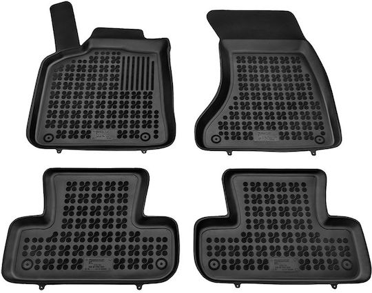 Rezaw Plast Set of Front and Rear Mats 5pcs for Audi Q5 2008 2017 Black