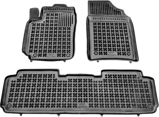 Rezaw Plast Σετ Μπροστινά και Πίσω Πατάκια 4τμχ για Citroen Xsara Picasso 2007 Μαύρα