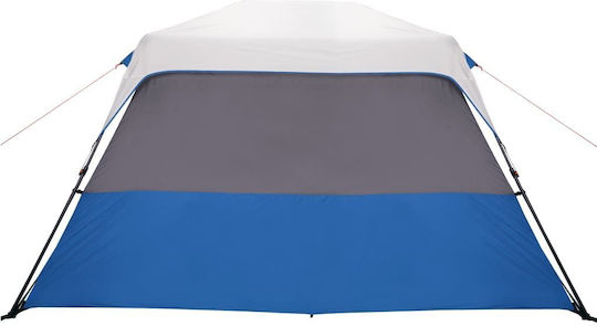 vidaXL Summer Camping Tent Green With Double Cloth For 6 People 344x282x212cm