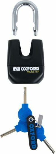 Oxford Monster 200cm Motorcycle Anti-Theft Chain with Lock in Black