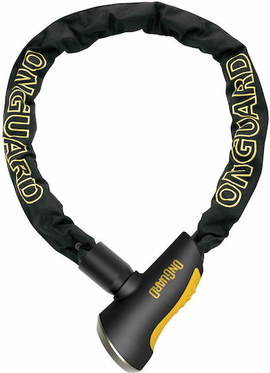 OnGuard Mastiff 150cm Motorcycle Anti-Theft Chain with Lock in Black