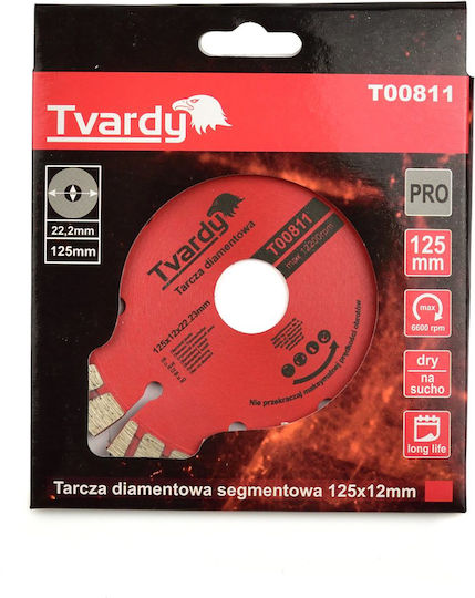Tvardy Disc de tăiere Materiale de construcție 125mm