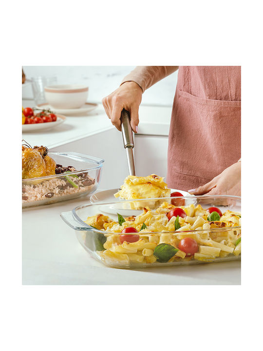 Nava Arizona Glass Rectangular Heat-Resistant Cookware 3700ml