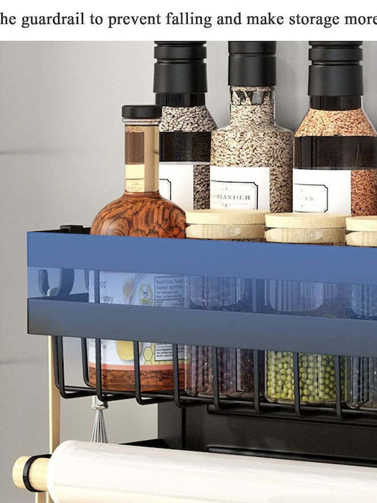Quasar Wall Metal Shelf 30x11x38cm Black