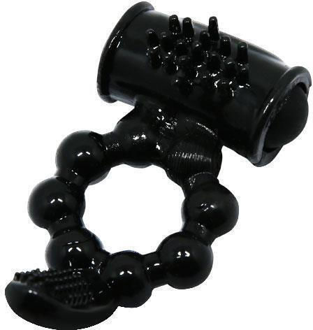 Pretty Love Sweet Ring Vibrant Inel Cock Negru BI-014075-1