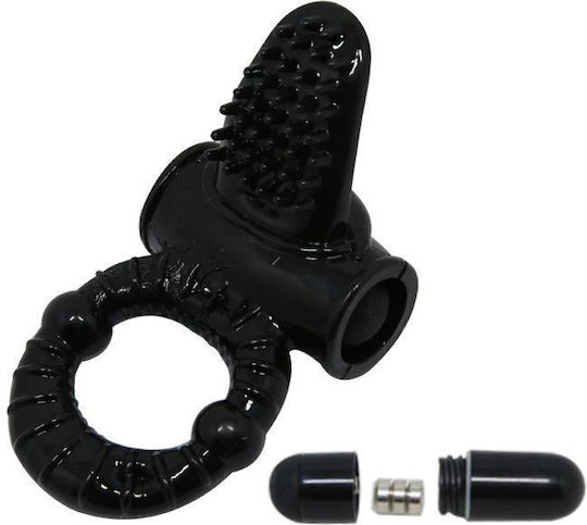 Baile Inele Pentru Penis Vibrant Negru BI-014081-1