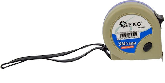 Geko Tape Measure 16mm x 3m