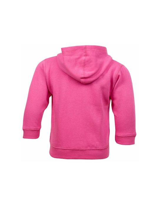 Baby hoodie with hood pink Babybugz