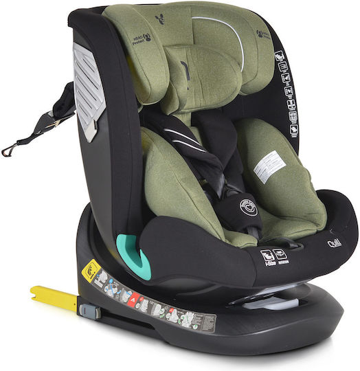 Cangaroo Quill 360° Baby Car Seat i-Size with Isofix Green