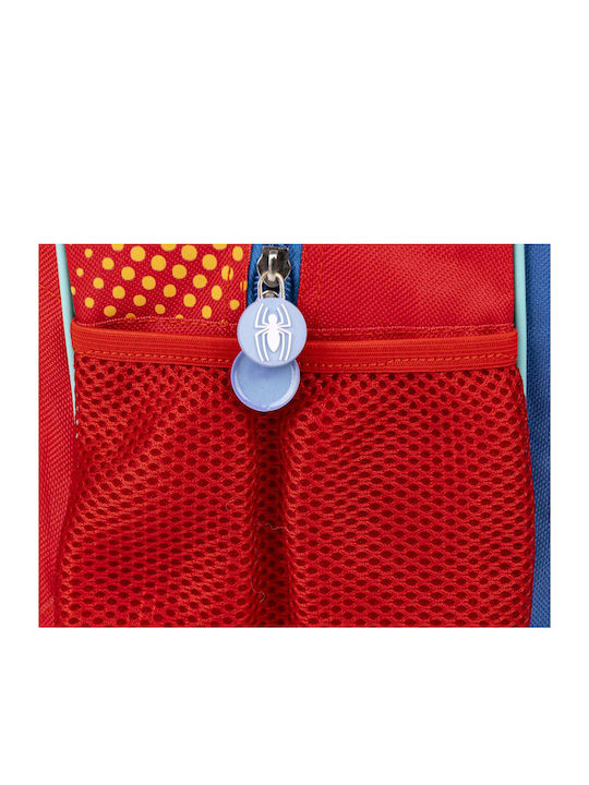Spiderman Schulranzen Rucksack Kindergarten Rot mit Flaschenhalter