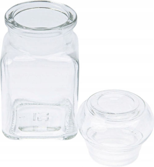 Excellent Houseware Set 4buc Borcane Uz General cu capac Sticlă Transparent 150ml Excellent Houseware Set 4buc Borcane Uz General cu capac Sticlă Transparent 150ml