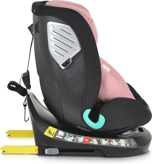 Cangaroo Quill 360° Детско Столче за Кола i-Размер с Isofix Розов