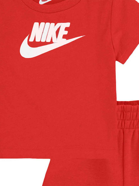 Nike Kinder Set mit Shorts Sommer 2Stück Rot