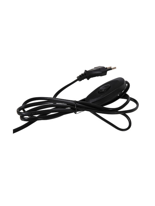 HomeMarkt PUNE Metal Table Lamp for Socket E27 with Black Shade and Base