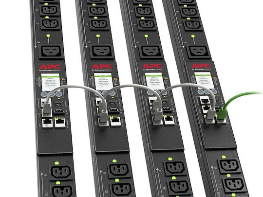 Apc Apdu9959eu3 Power Distribution Unit Pdu 24 Ac Outlet S 0u Black