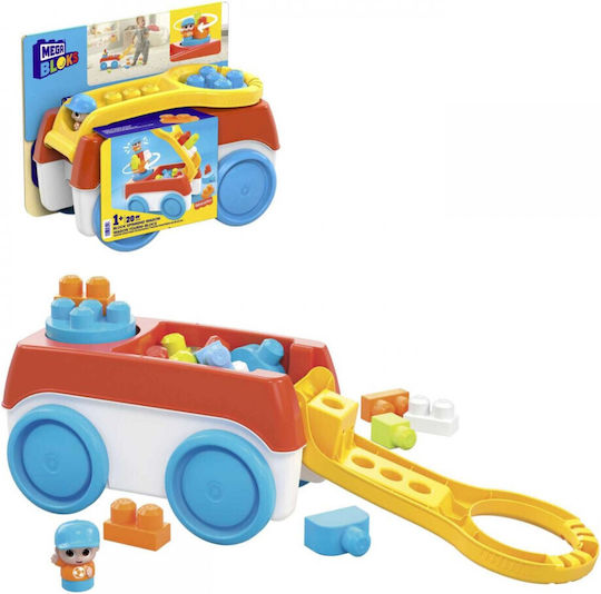 Mega Bloks Cuburi De Construit Spinning Wagon Pentru 1+ Ani 20 Bucăți