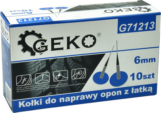 Geko Geko Reifenreparaturset Pilze 10 Stück