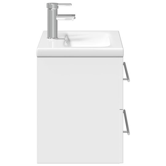 vidaXL Πάγκος με Νιπτήρα Μ60xΒ38.5xΥ48cm Λευκό