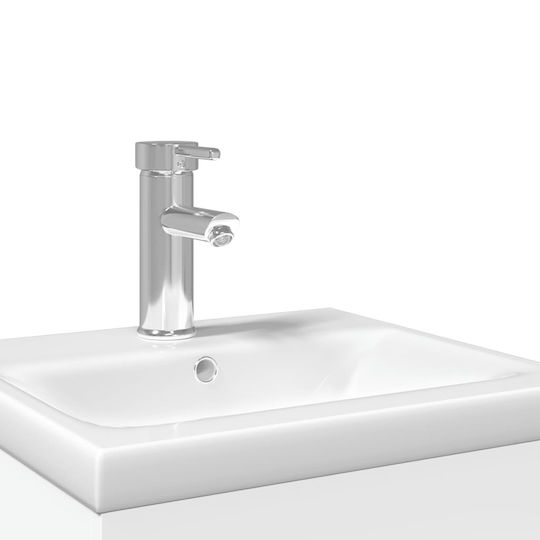 vidaXL Πάγκος με Νιπτήρα Μ41xΒ38.5xΥ48cm Λευκό