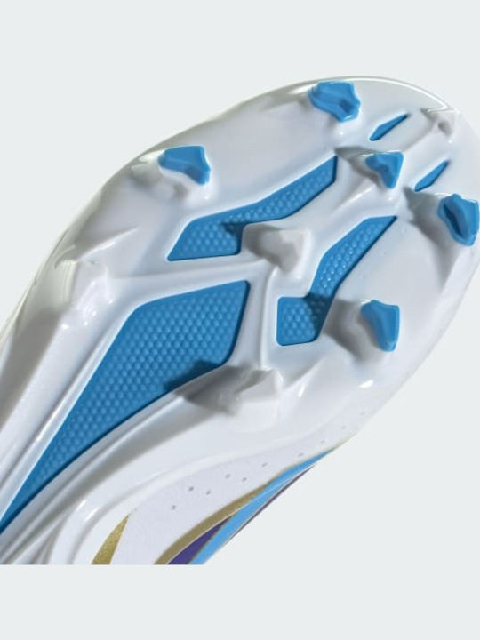 adidas X Crazyfast League Messi Football Shoes with Cleats Lucid Blue / Blue Burst / Cloud White