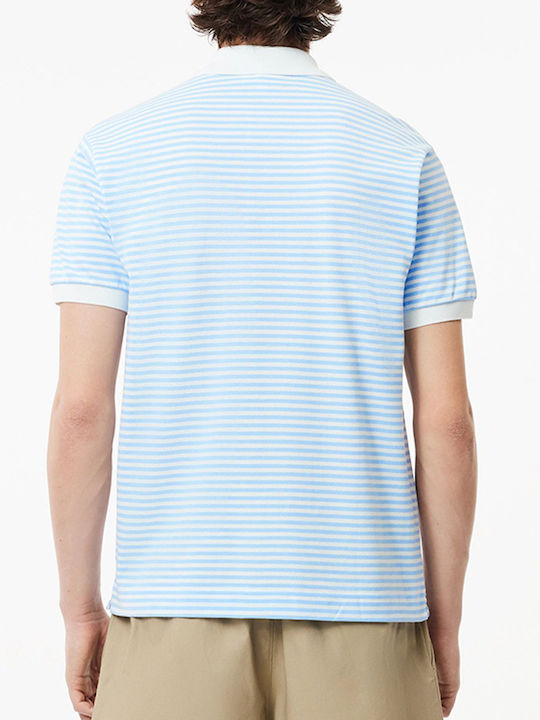 Polo Short Sleeve Blouse Light Blue