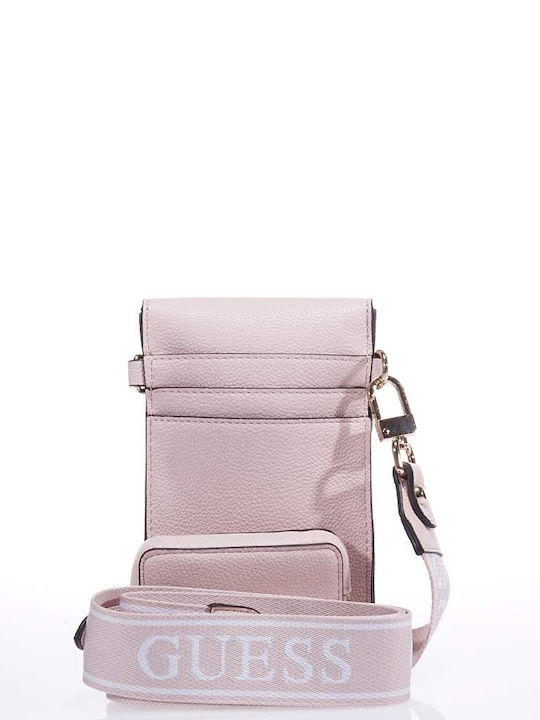 Guess Women's Mobile Phone Bag Pink